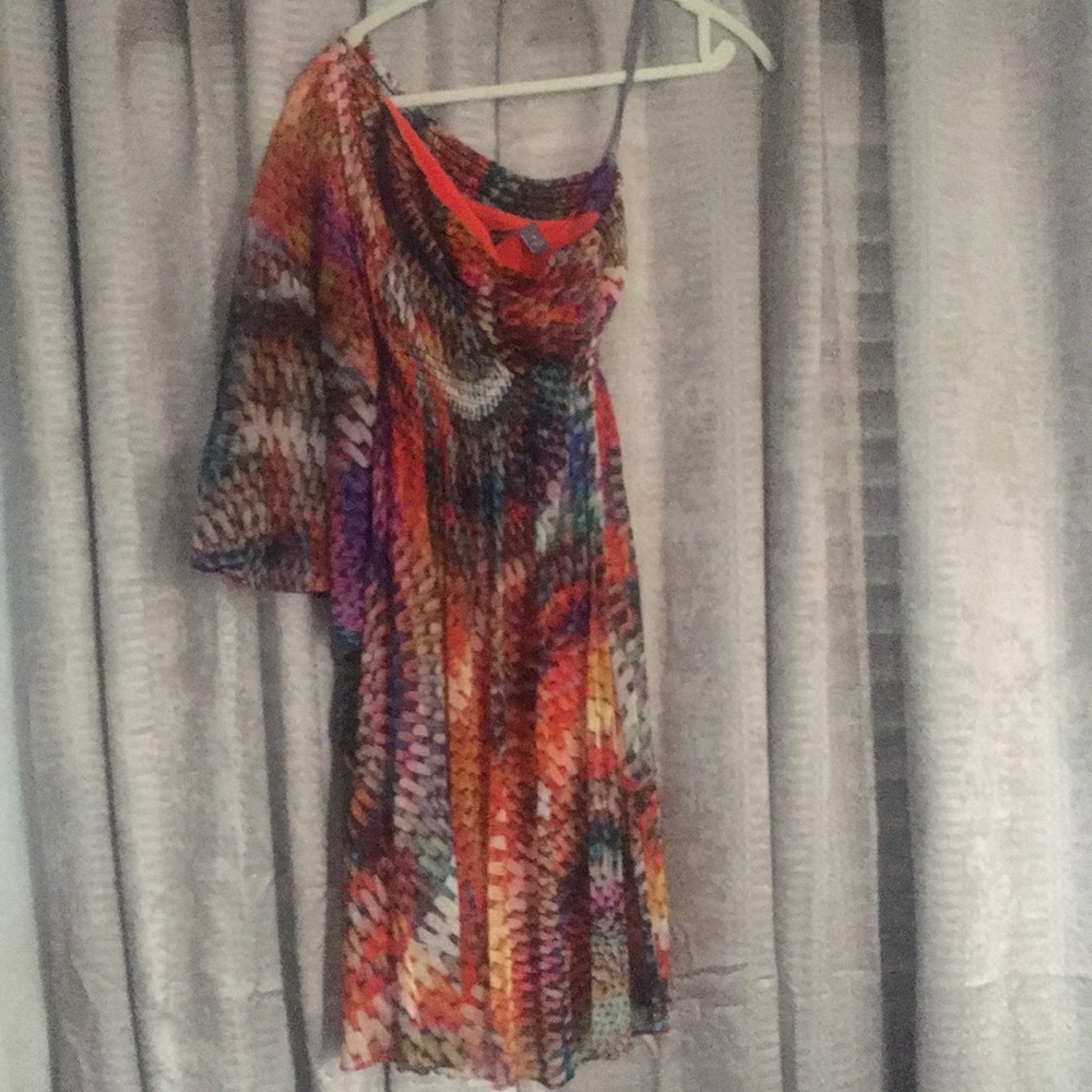 One shoulder dress